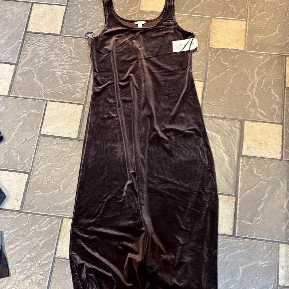 Women's Velvet Tank Dress new